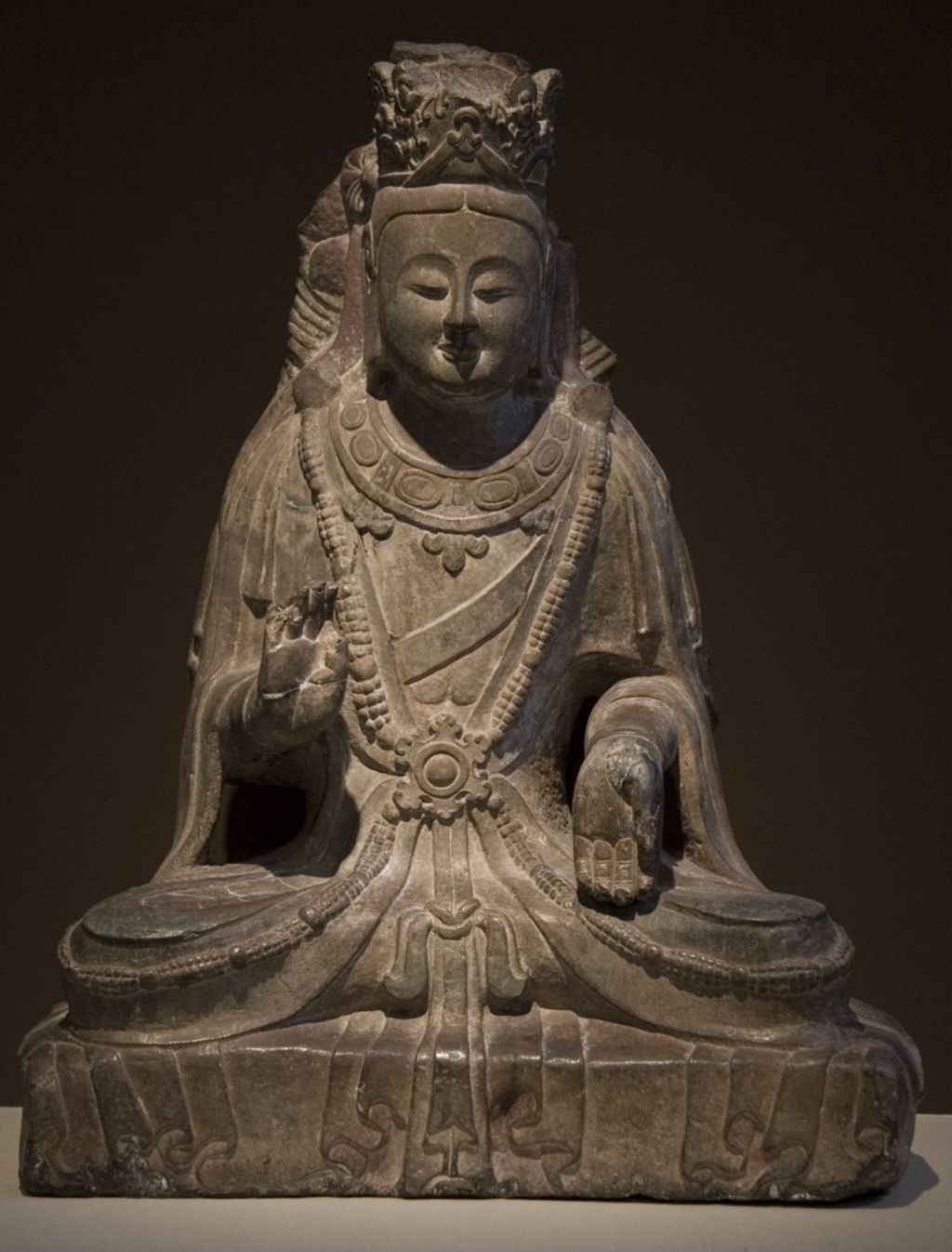 Miniature of Bodhisattva Seated