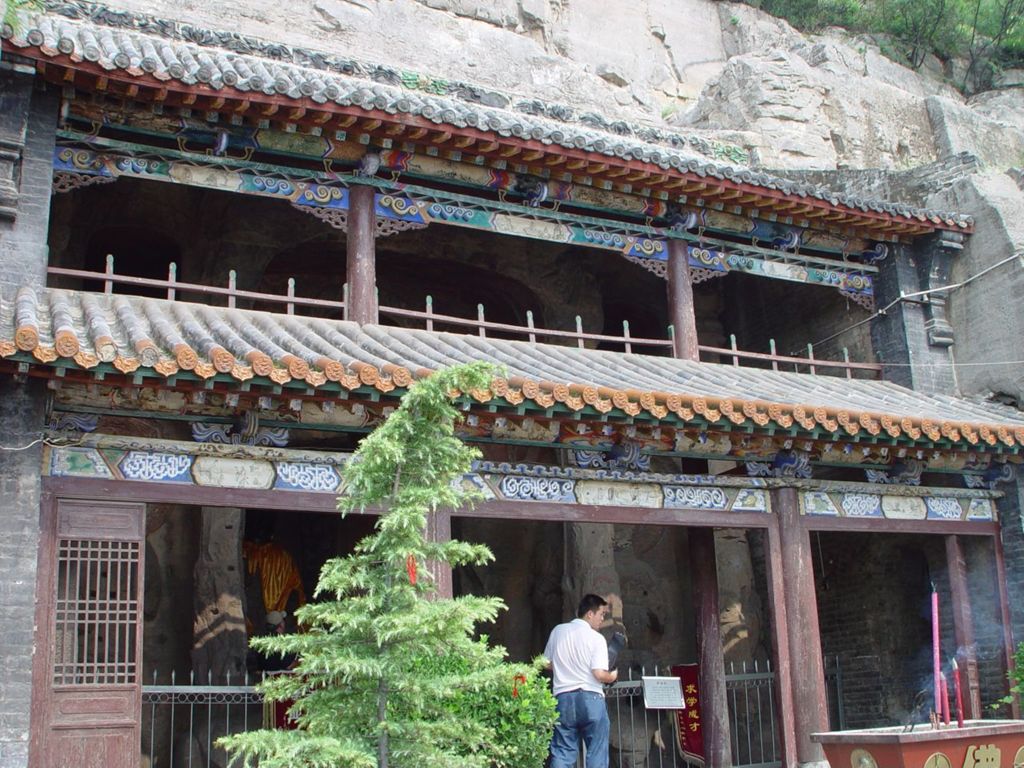 Miniature of Northern Xiangtangshan, Middle Cave, exterior