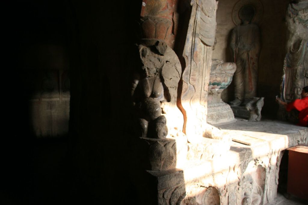 Miniature of Northern Xiangtangshan, Middle Cave, monster