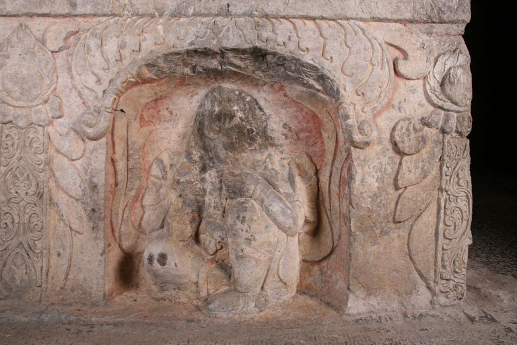 Miniature of Northern Xiangtangshan, Middle Cave, altar base, north