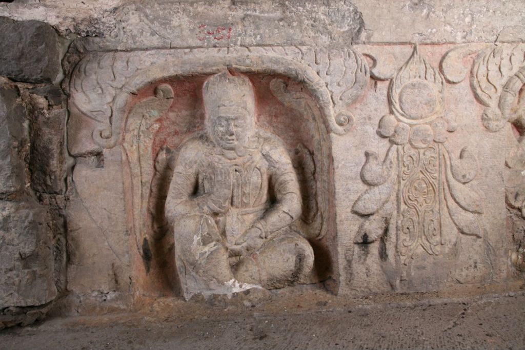 Miniature of Northern Xiangtangshan, Middle Cave, altar base, north