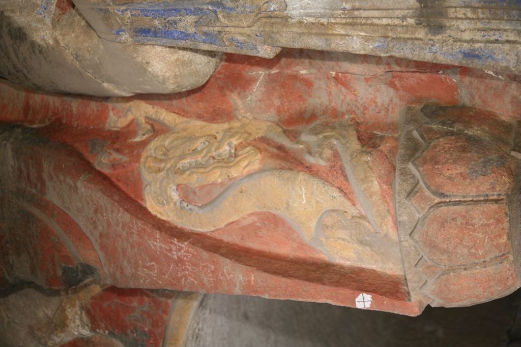 Miniature of Northern Xiangtangshan, Middle Cave, dragon