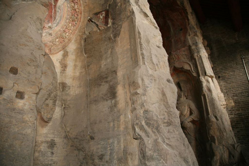 Miniature of Northern Xiangtangshan, Middle Cave, façade