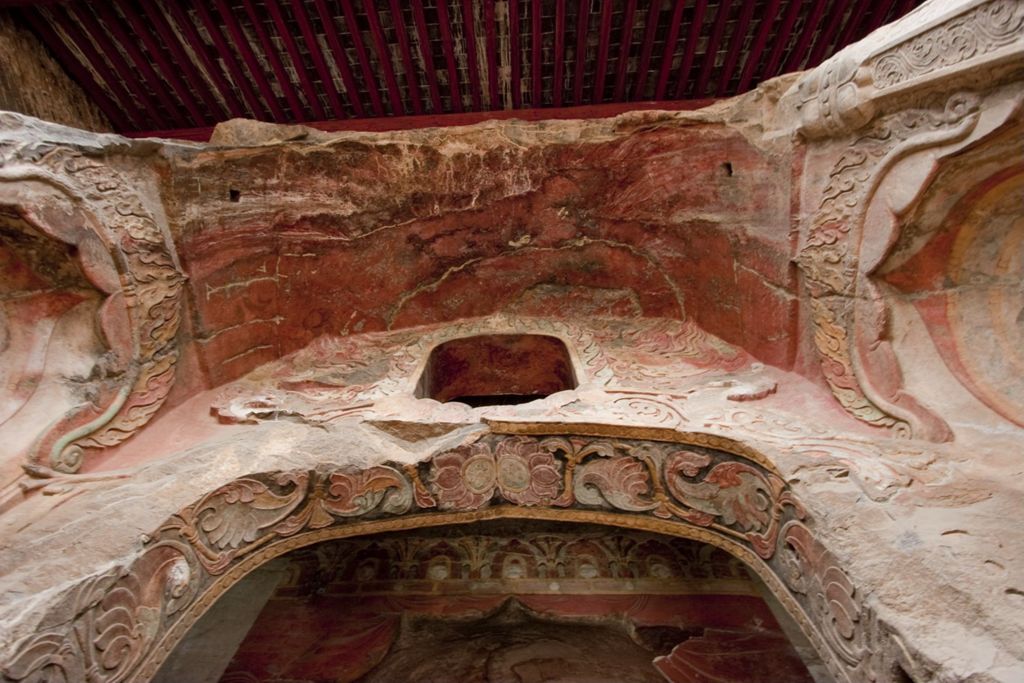 Miniature of Northern Xiangtangshan, Middle Cave, ceiling