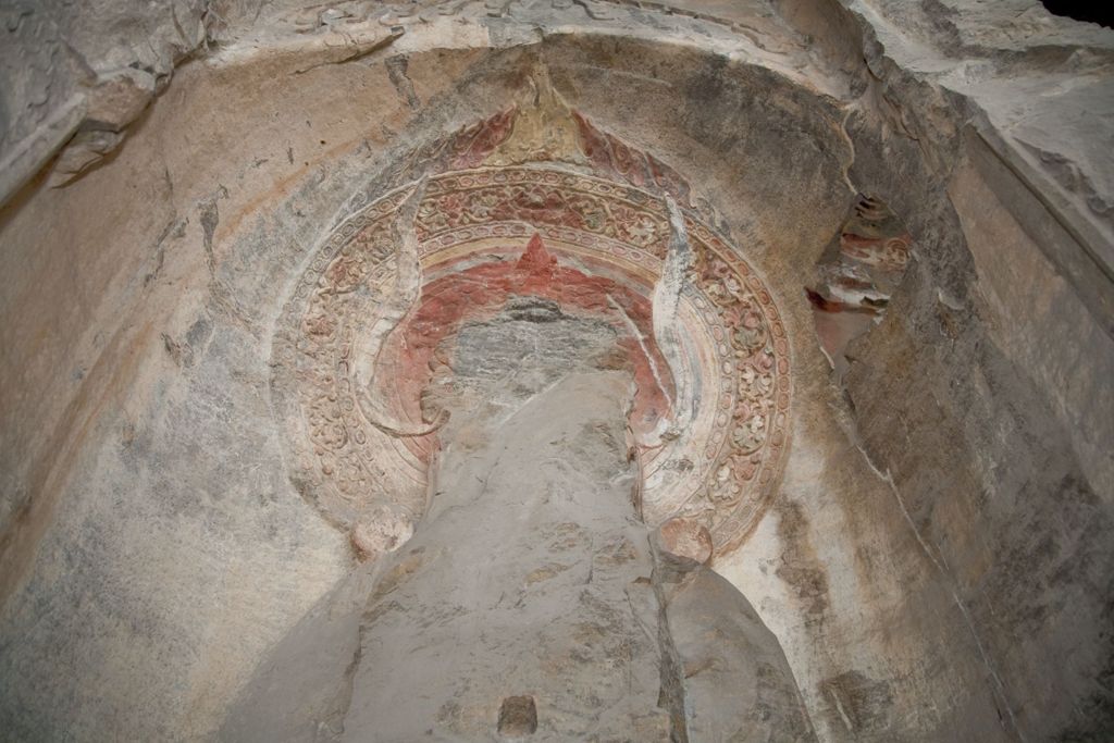 Miniature of Northern Xiangtangshan, Middle Cave, façade