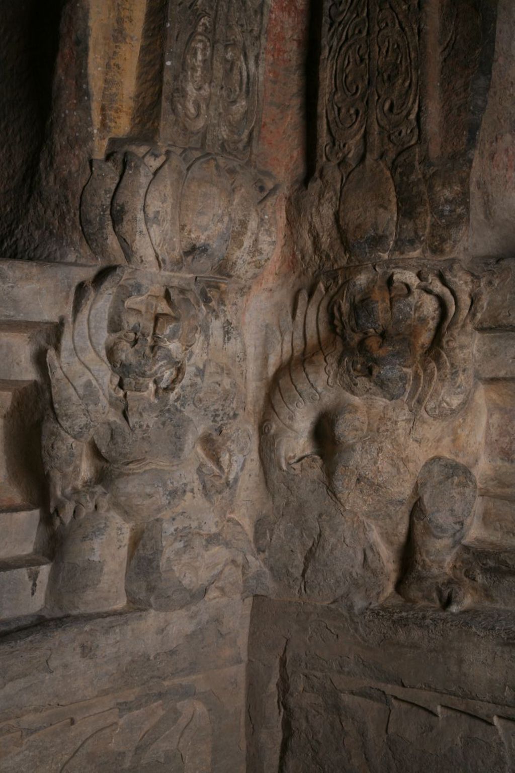 Miniature of Northern Xiangtangshan, North Cave,  monster