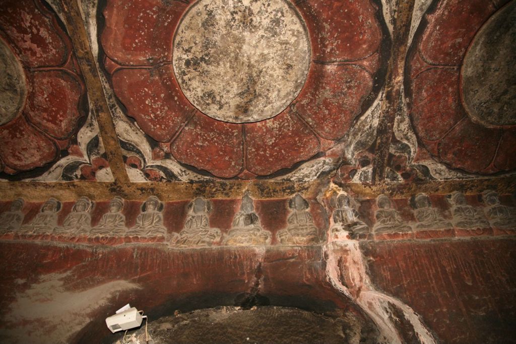 Miniature of Northern Xiangtangshan, North Cave, outside caves, north side