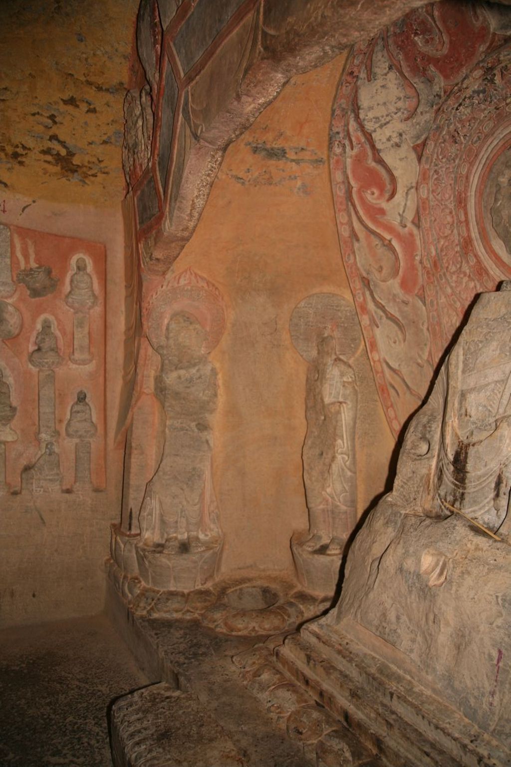 Miniature of Northern Xiangtangshan, North Cave, outside caves, south side