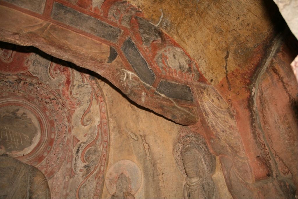 Miniature of Northern Xiangtangshan, North Cave, outside caves, south side